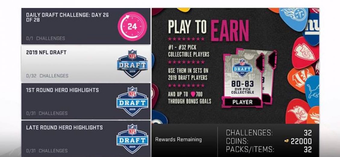 Madden 19 Ultimate Team Draft Challenges