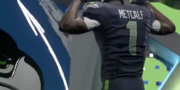 seattle seahawks rookie dk metcalf shows madden 20 player