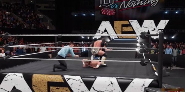 how to use aew double or nothing arena superstars in wwe 2k19