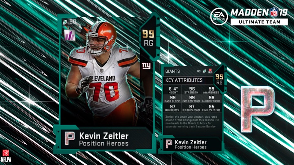 madden 19 position heroes kevin zeitler