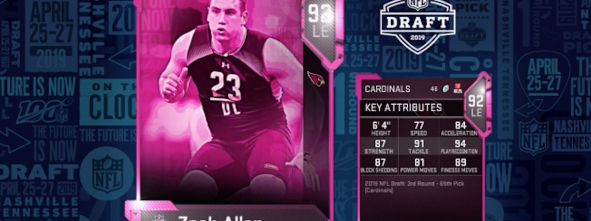 madden 19 ultimate team rookie zach allen