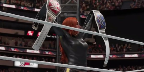 wwe 2k19 gameplay video spotlights championship celebrations