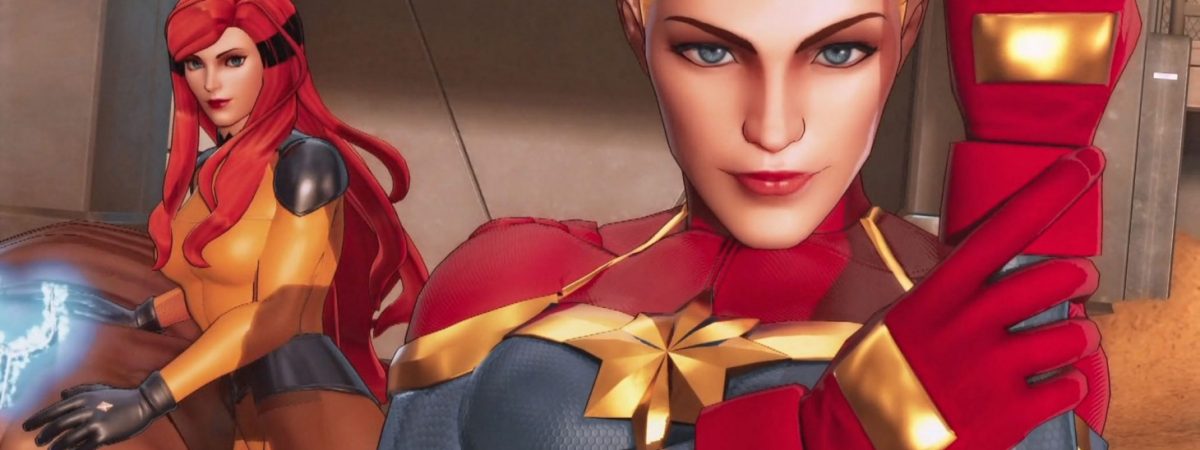 Captain Marvel Cover Ultimate Alliance 3