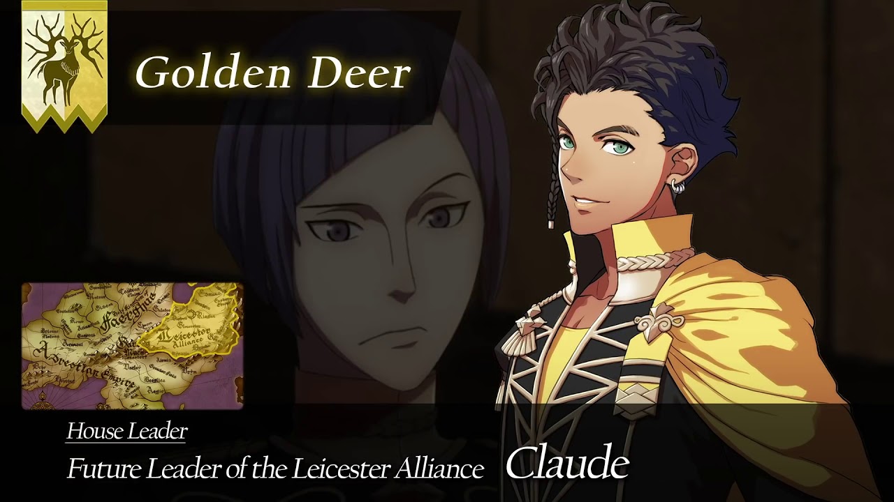 Claude Leads The Golden Deer In Three Houses