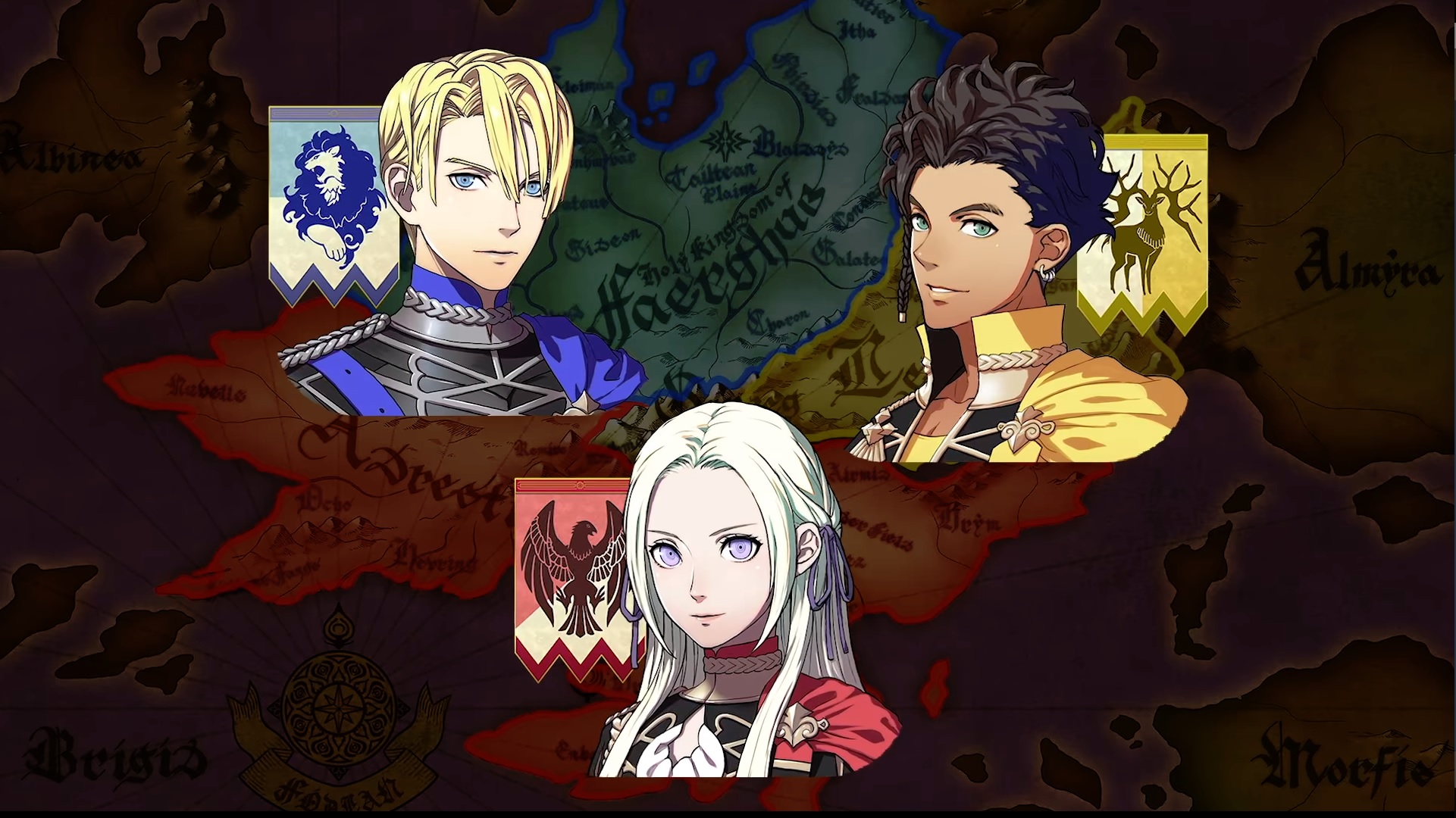 Three Houses Features Three Royal Families
