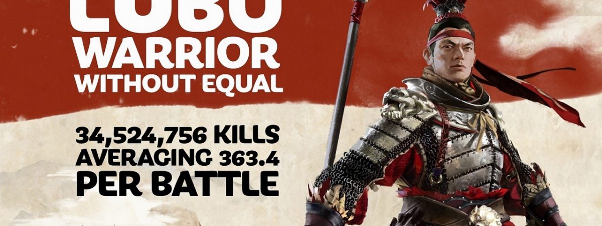 Total War Three Kingdoms Lu Bu 34 Million Kills