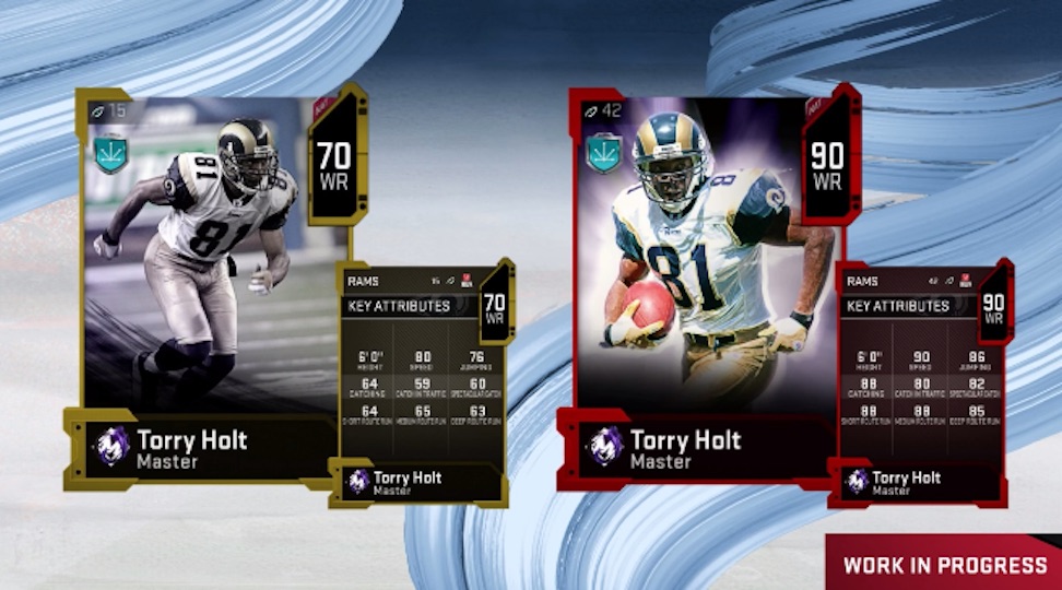 madden 20 ultimate team torry holt master player card