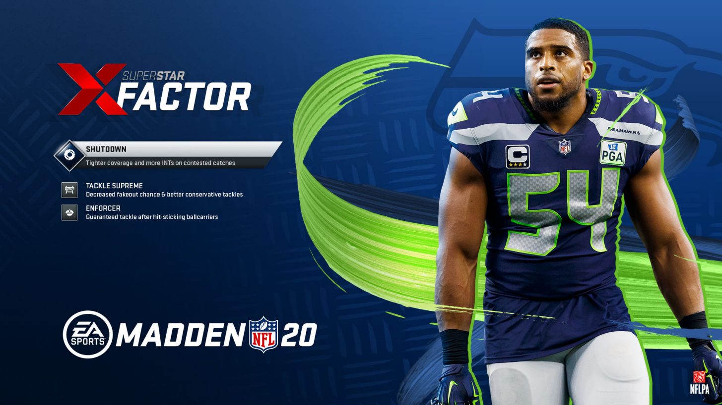 madden 20 player card for 99 club member bobby wagner