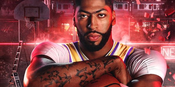 nba 2k20 cover star anthony davis shows off xbox one x bundle lakers jersey