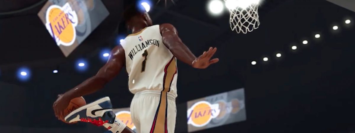 nba 2k20 gameplay footage new zion williamson video