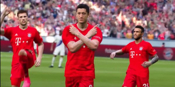 pes 2020 demo to include bayern munich with serge gnabry official ambassador