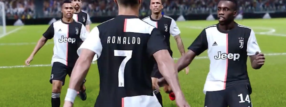 pes 2020 Juventus gameplay trailer exclusive konami partnership