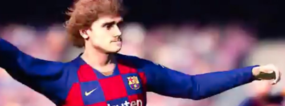 pro evolution soccer 2020 gameplay video antoine griezmann barcelona