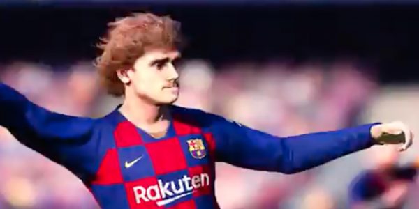 pro evolution soccer 2020 gameplay video antoine griezmann barcelona