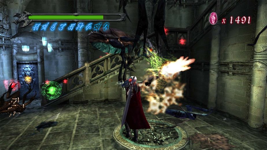 The Devil May Cry: HD Collection features riveting combat.