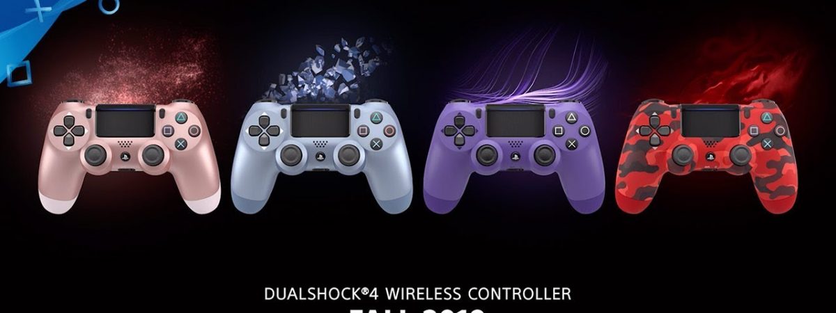DualShock 4 Wireless Controller Fall 2019 new colors.