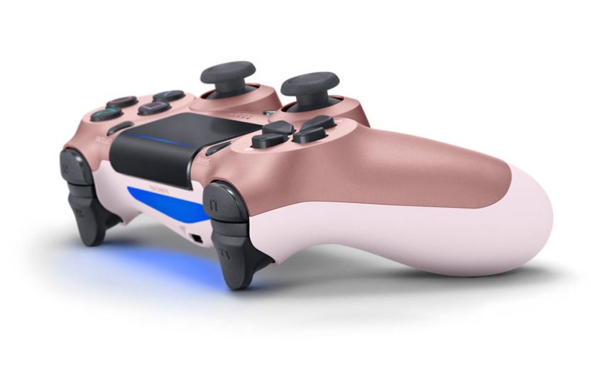 New rose gold DualShock 4 color.