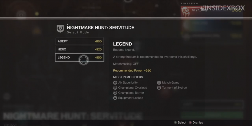 Destiny 2 Shadowkeep Nightmare Hunts