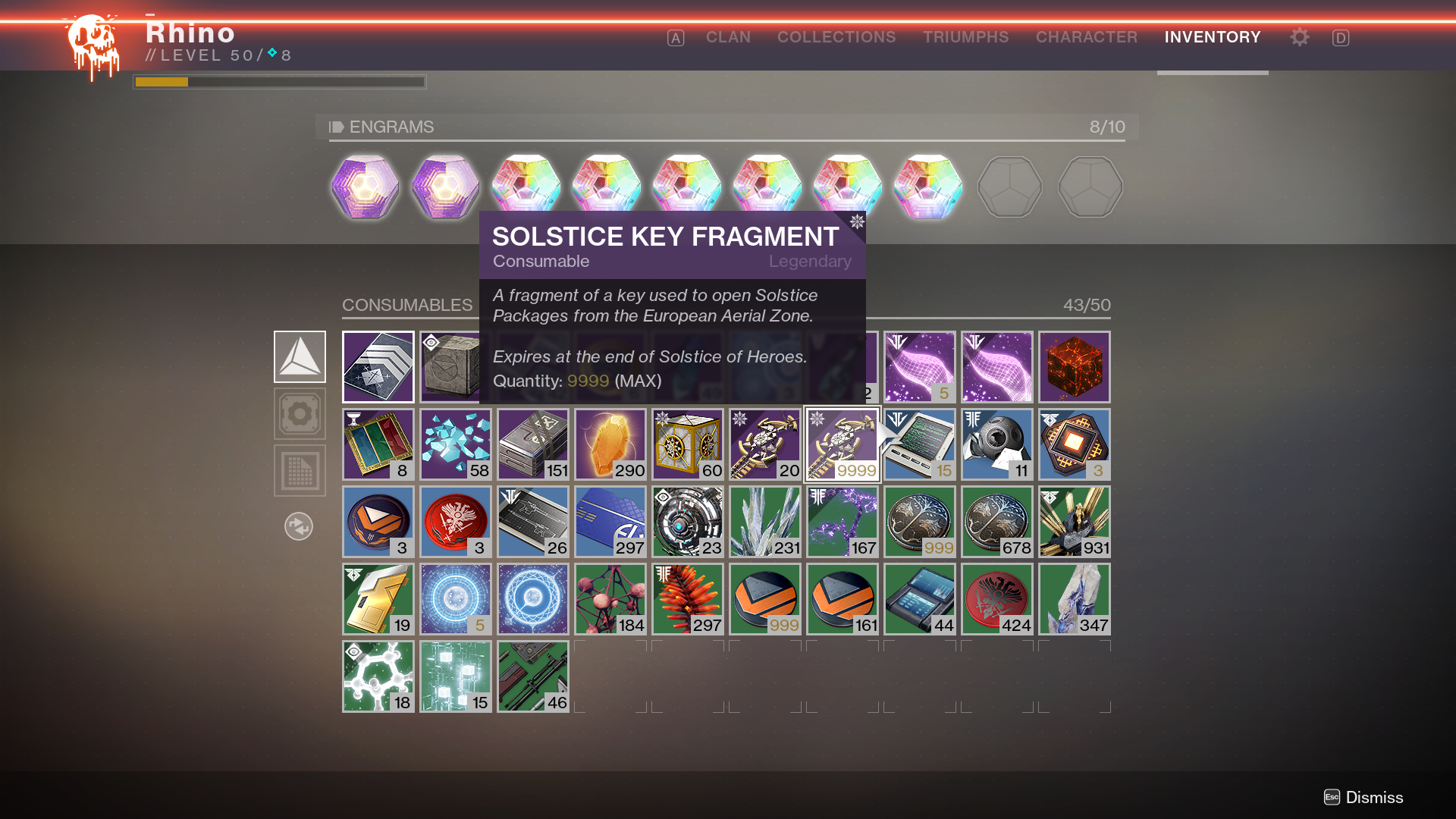 memory fragments destiny 2