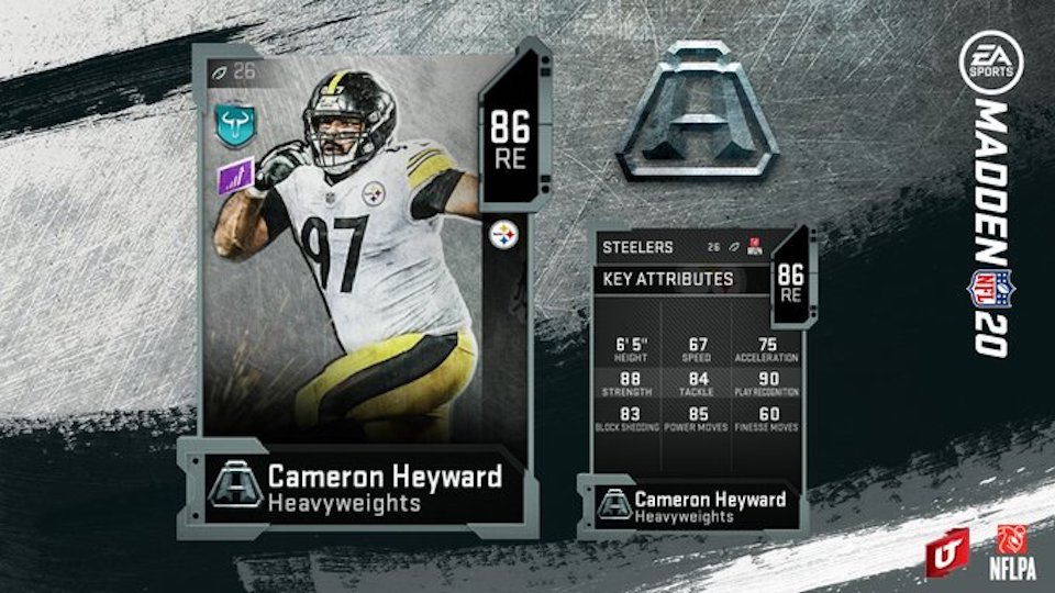 madden 20 heavyweights cameron heyward card