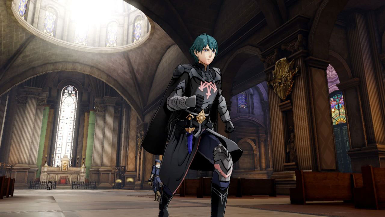 Byleth at the monastery 