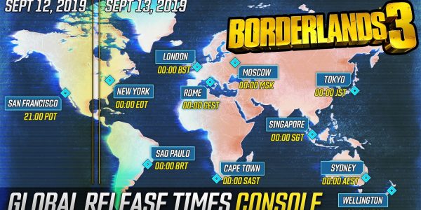 Borderlands 3 Release Times Console