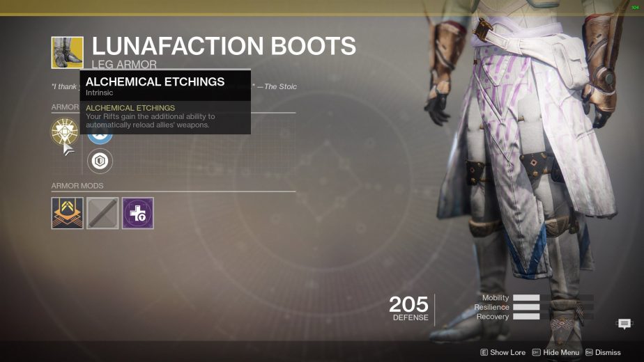 Destiny 2 Exotic Armor Peices Season of the Undying