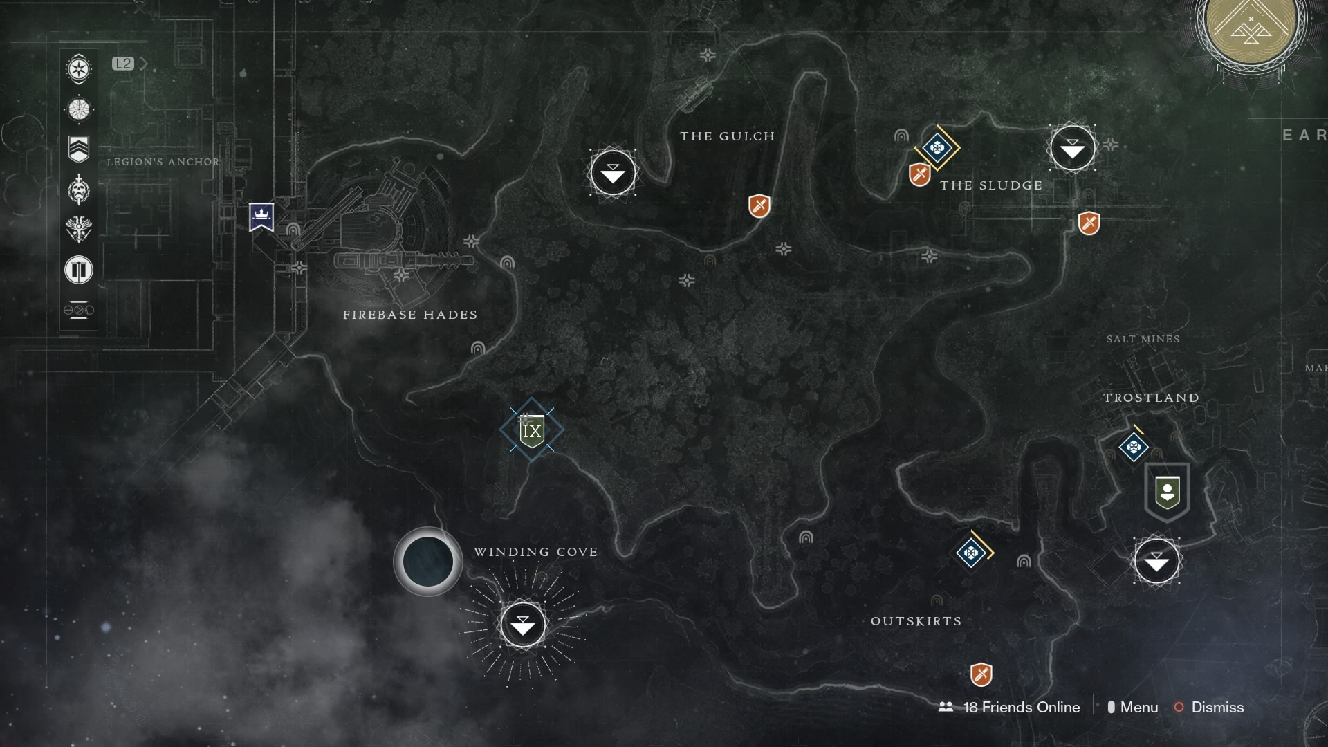 Кости ахамкары destiny 2 карта
