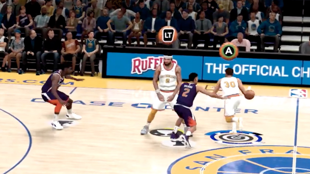 how to call for a screen in nba 2k17 ps4?