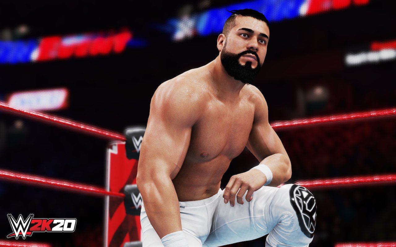 wwe 2k20 screenshot of roster superstar andrade cien almas