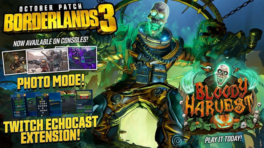 Borderlands 3 Echocast Twitch Extension Console Support