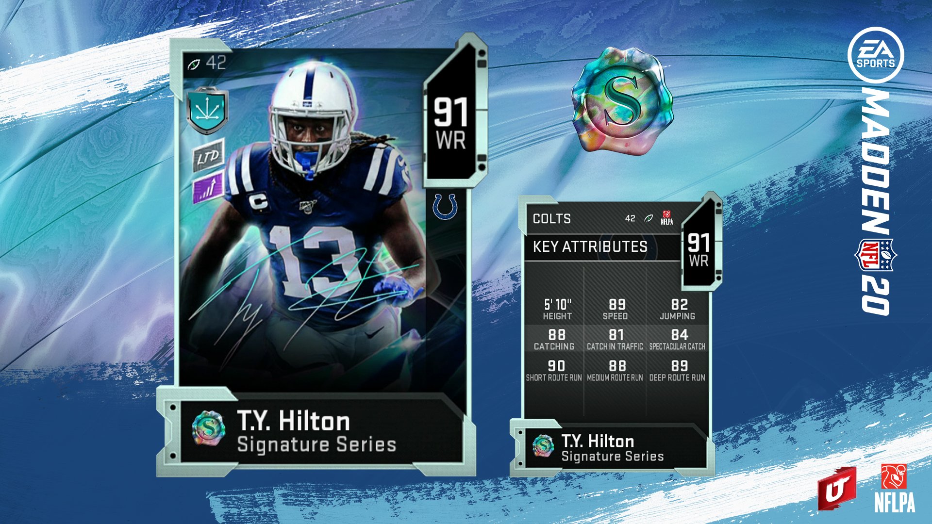 ty hilton madden 20 signature series card