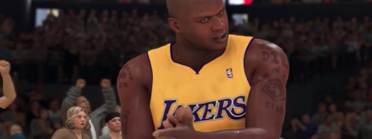 nba 2k20 myteam shaquille oneal gives starting five to nba 2ktv