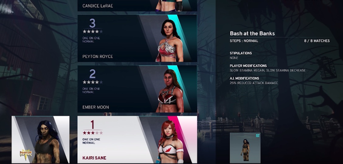 wwe 2k20 originals bash at the banks tower in bump in the night