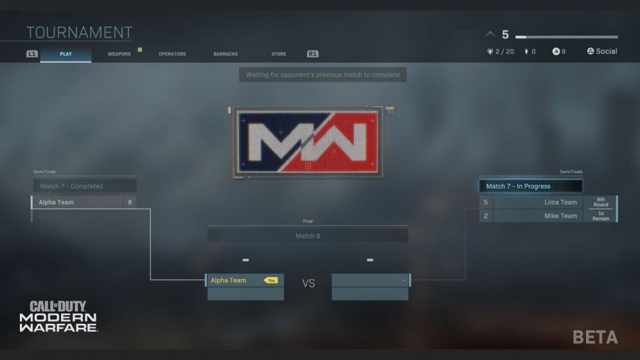 Call of Duty Modern Warfare Gunfight Tournament Beta Now Live