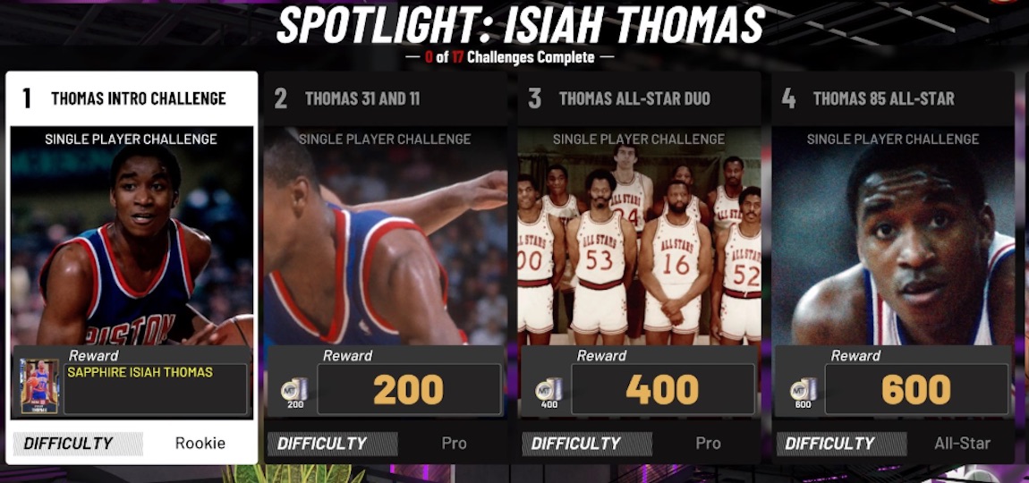 NBA 2K23  2KDB Pink Diamond Isaiah Thomas (95) Complete Stats