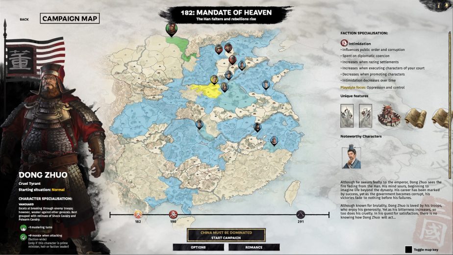 Total War Three Kingdoms Mandate of Heaven DLC Young Dong Zhuo
