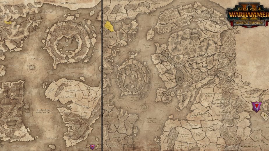 total war warhammer 2 map