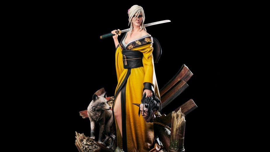 Witcher 3 Ciri and the Kitsune Statue