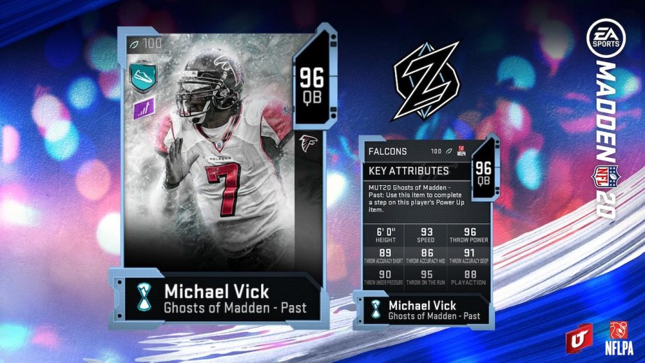 madden 20 ghosts of christmas past michael vick