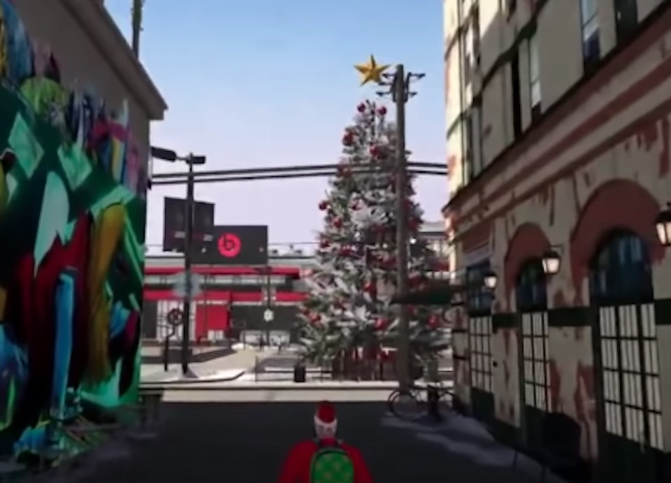 nba 2k20 christmas tree with gifts in the neighborhood theme for winter