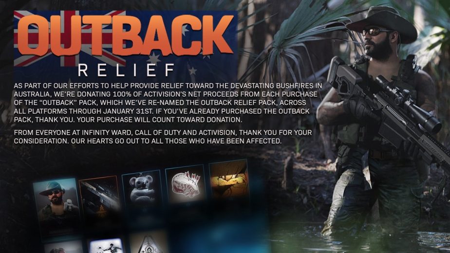 Call of Duty Modern Warfare Outback Relief Program Announced