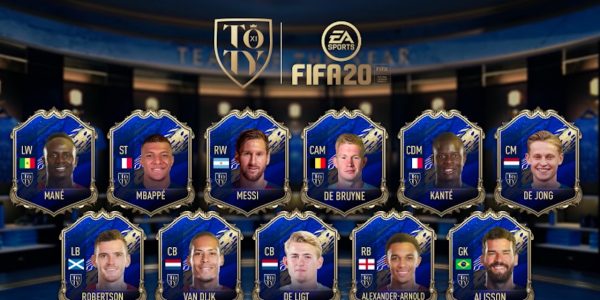 fifa 20 team of the year players revealed