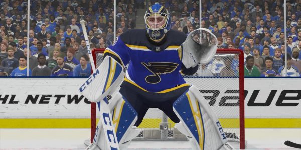 Jordan Binnington gets NHL 20 All Star boost wins save streak in EA mask