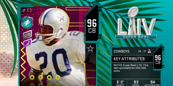 madden 20 super bowl past limited mel renfro now available in ultimate team