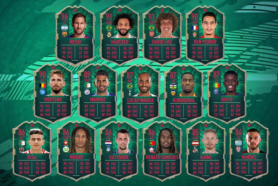 fifa 20 shapeshifters team 1 players
