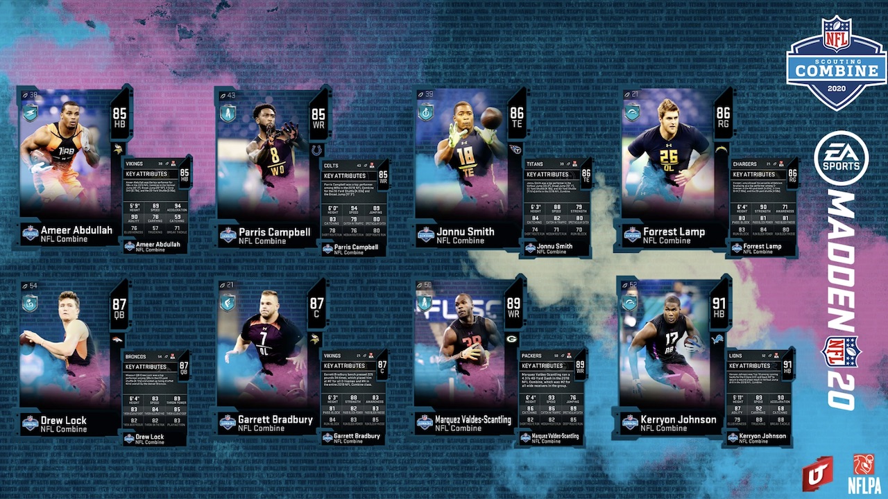 madden 20 nfl combine promo players lower rated
