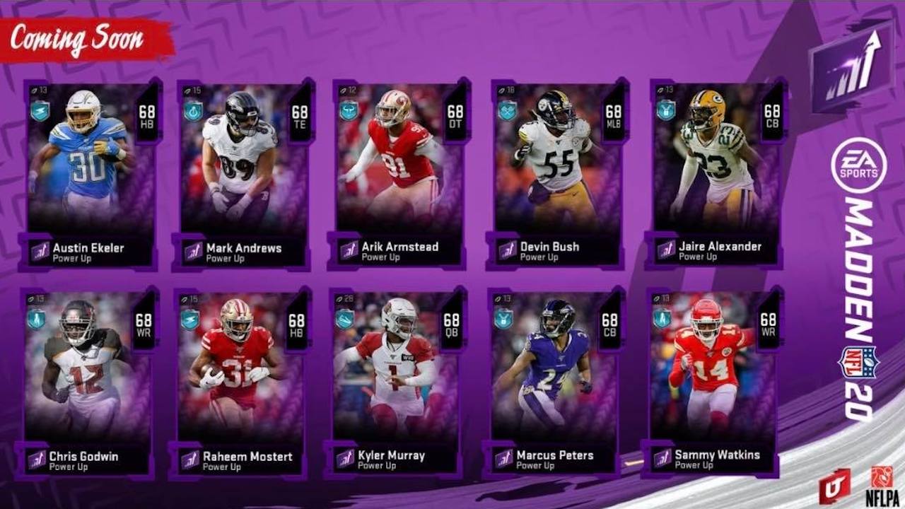 new madden 20 power up player cards coming to ultimate team on feb 18