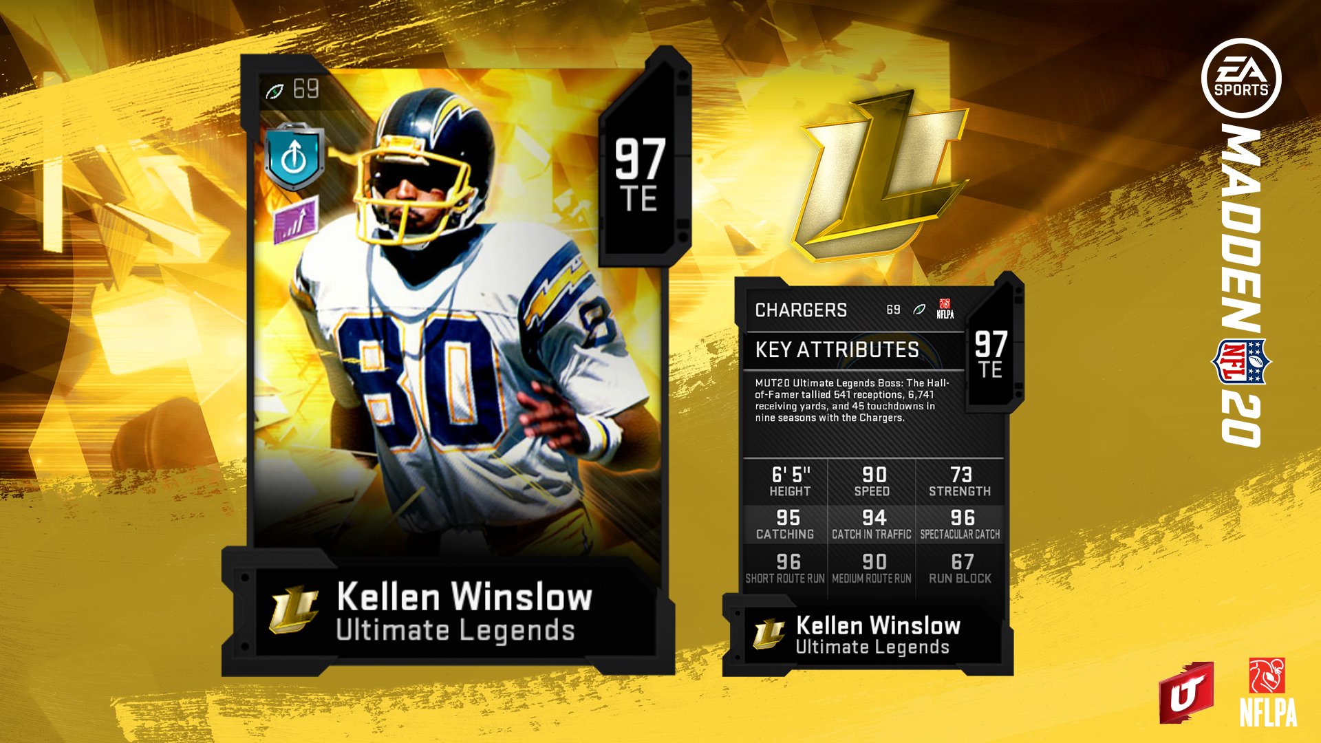 madden 20 ultimate legends kellen winslow