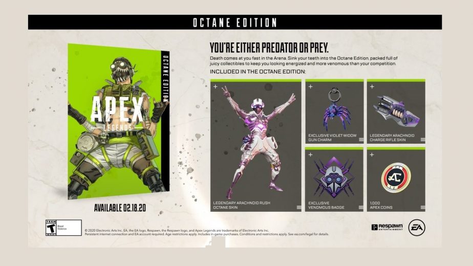 Apex Legends Octane Edition Giveaway Now Live 2